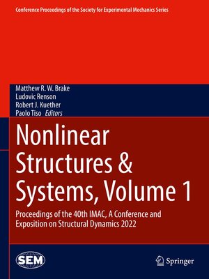 cover image of Nonlinear Structures & Systems, Volume 1